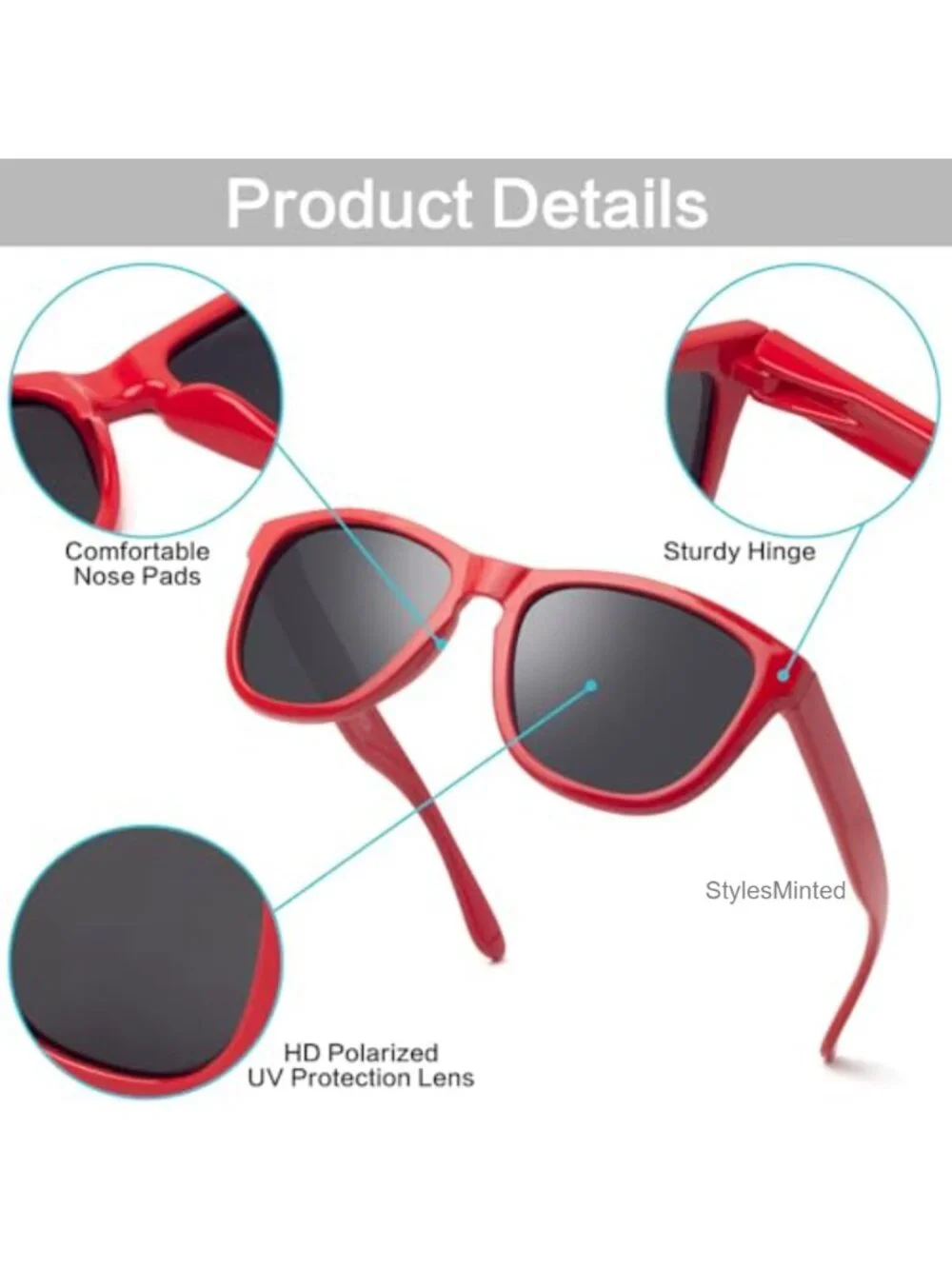 TAC Polarized UV400 Protection Kids Sunglasses